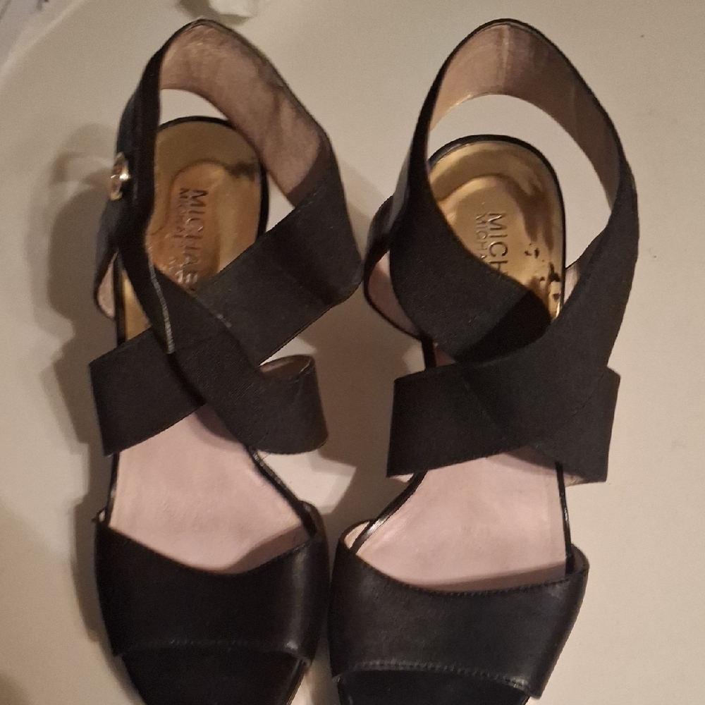 Black High Heel Sandals - Picture 6 of 6
